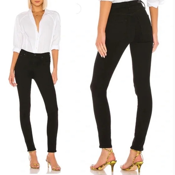 Citizens of Humanity Black velvet jeans size 28 perfect condition - Picture 5 of 6